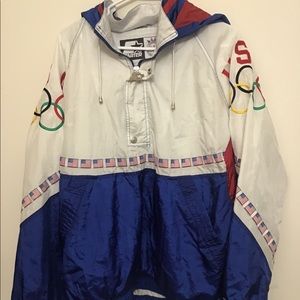 Vintage 90s Starter Olympic Jacket Size Extra Large XL